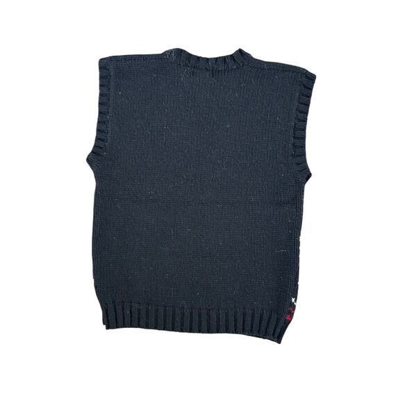 Vintage Cambridge Dry Goods Company Wool Cabincore Cozy Vest Women's L Bears - Picture 3 of 6